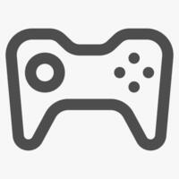 game controller, simple computer hardware icons vector