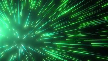 Flying in space, then entering hyperspace. Hyperspace jump through the stars into space. speed of light animation. fast travel at the speed of light through video