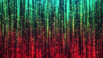 Abstract particles and lines rising up create beautiful bokeh. elegant abstract background with light colored particles. Seamless looping animation video