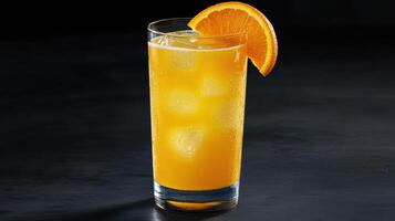 Orange and lime cocktail photo