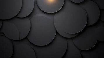Soft geometric circles in charcoal gray create modern backdrop photo
