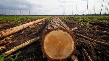 Deforestation impacts ecosystems and biodiversity photo