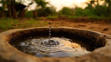 well with minimal water, reflecting nature beauty photo