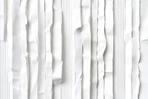 Abstract Composition of White Textured Vertical Forms photo