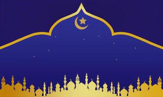 Illustration Ramadhan Kareem Greetings Background vector