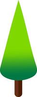 Spruce isometric tree for design gaming vector