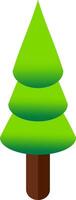 isometric spruce tree icons for isometric maps, games design. vector