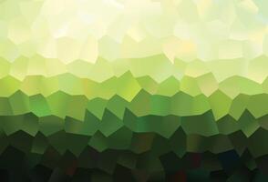 Dark Green vector texture with colorful hexagons.