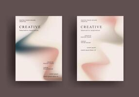 Abstract gradient poster template. Modern Covers Design. Mesh gradient background design. Trendy front page design for Banner, Poster, Flyer vector