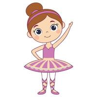 ballerina illustration design vector