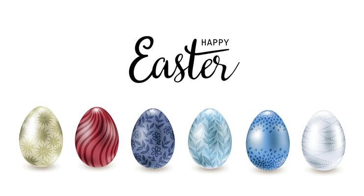 Happy Easter, eggs