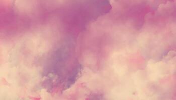 Pink Cloud Background. Soft Aesthetic Sky Texture vector
