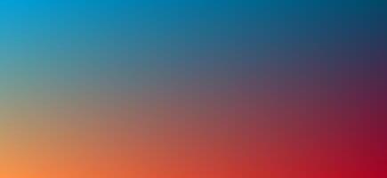 retro style colorful gradient background in red, blue, and yellow. vector