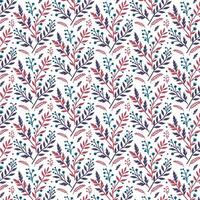 seamless floral pattern with detailed ornamental botanical elements and intricate foliage textures for wallpaper designs vector