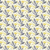 floral pattern with intricate botanical elements and seamless garden inspired leaf motifs for stylish applications vector