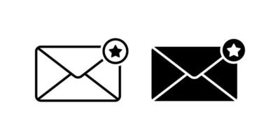 Email icon set. for mobile concept and web design. illustration vector