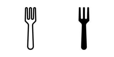 Fork icon. for mobile concept and web design. illustration vector