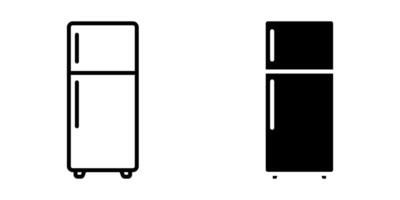 Fridge icon. for mobile concept and web design. illustration vector