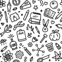 a black and white image of a ,school theme white background vector