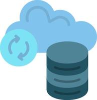 Cloud storage and backup vector