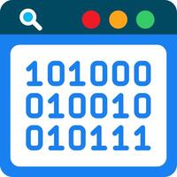 Binary search engine vector
