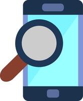 Mobile phone search engine optimization vector