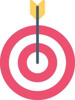 A dart in the center of a target vector