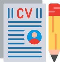 Cv template free download vector