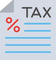 Tax calculator icon vector