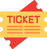 A ticket with the word ticket on it vector