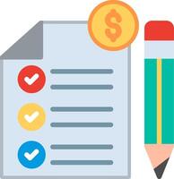 How to write a business plan vector