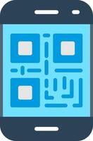 Qr code reader icon vector