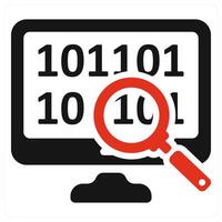 Computer security 101 - how to protect your data vector