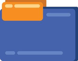 File folder icon vector