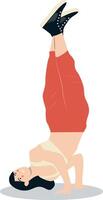 Breakdance Activity People Character in Flat Design vector