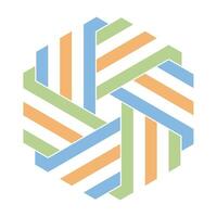 The color pattern on white background. vector