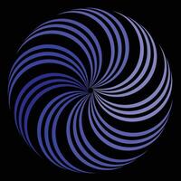 The spiral of colorful patterns vector
