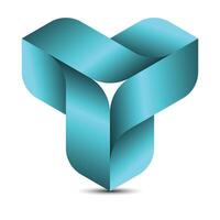 The fascinating mathematical surface. vector