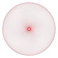 The vibrant spiral of colorful patterns. vector