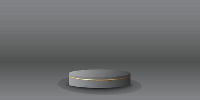 Podium display with background the same color as the podium. Modern studio, wall scene fashion, stage podium scene with for Award Ceremony. vector