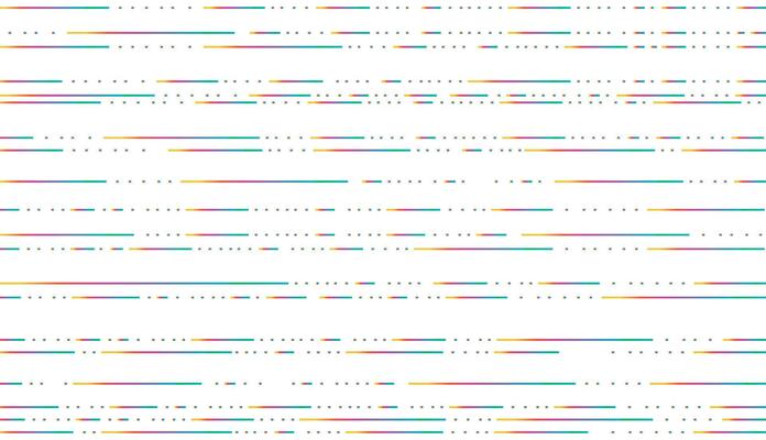 dashed line pattern colorful illustration