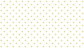 gold glitter plus sign illustration arranged in a repeating pattern on a white background vector