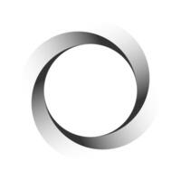 vortex icon symbol illustration of a circle gradient color on white background vector