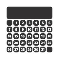 illustration of a calendar icon, design dates, events, appointments, or remindersvector illustration of a calendar icon, design dates, events, appointments, or reminders vector