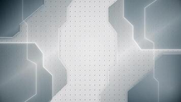 Abstract pattern laser lines glow neon white tone technology style background. video