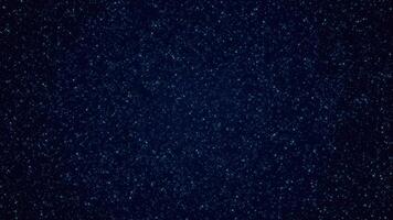 Beautiful sky is full of night stars with blue color. Style pattern shiny particles bright shiny twinkling or glittering in dark space. motion background. video