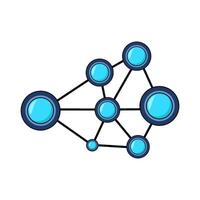illustration of Network vector