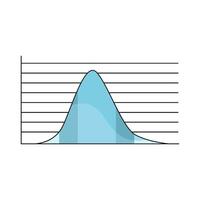 illustration of Statistics chart vector