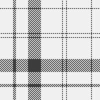 Stylish black and white plaid pattern. Perfect for textile design, website backgrounds, or fashion projects. vector