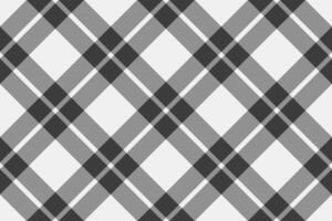 Elegant grayscale plaid pattern. Perfect for backgrounds, textiles, or website designs. vector
